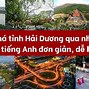 Tỉnh Hải Dương Có Máy Thành Phố Thị Xã